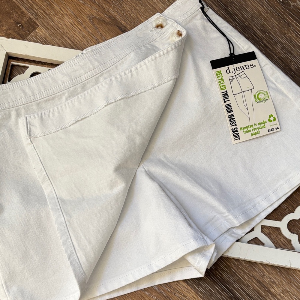 d. jeans Women's white Skort - Picture 2 of 9